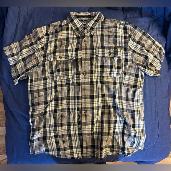 Harley-Davidson Black and White Casual Button Down Shirt - Picture 6 of 6